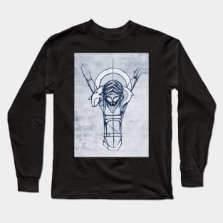 Jesus Christ Good Shepherd at the Crucifixion Long Sleeve T-Shirt